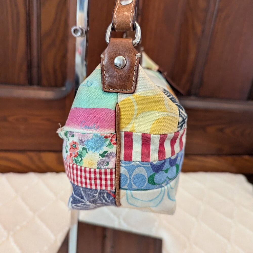 Vintage Coach Patchwork Mini Bag - image 5